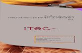 Catálogo Servicios ITEC -  Ahorro y Eficiencia Energética