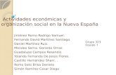 Organización Social y Actividades Económicas en la Nueva España