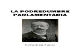 La podredumbre parlamentaria, de Sebastían Faure