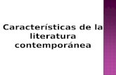 Características literatura siglo XX 12º