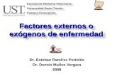 3. Factores Externos O ExóGenos De Enfermedad