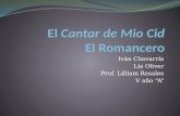 El Cantar de Mio Cid y Los Romances