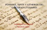 Taller IV - Formas, tipos y género del discurso literario.