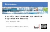 Consumo De Medios Digitales En MéXico, 2009