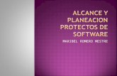Alcance y planeacion protectos de software