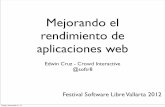 FSL Vallarta, mejorando el rendimiento de las aplicaciones web