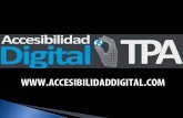 Accesibilidad Digital Tecnologia para TODOS
