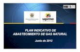 Plan Indicativo de Abastecimiento de gas natural en Colombia
