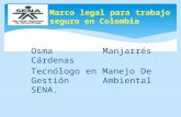 Marco legal para trabajo seguro en colombia