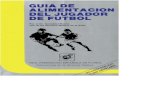 Guia de Alimentación del jugador de Fútbol por Dr. González Ruano