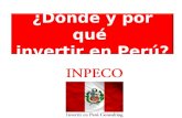 DONDE Y PORQUE INVERTIR EN PERU