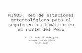 NIÑO5: Red de estaciones metereológicas para el seguimiento en el norte del Perú