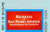 Reliquias de San Pedro encontradas