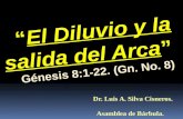 CONF. EL DILUVIO Y LA SALIDA DEL ARCA. GENESIS 8:1-22. (Gn. No. 8)