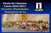 Clausura escuelas deportivas 2010 11