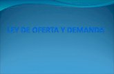 LEY DE OFERTA Y DEMANDA