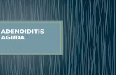 Adenoiditis aguda