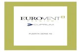Eurovent Premium Puerta Batiente