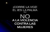 Dia Contra La Violencia IES La Palma