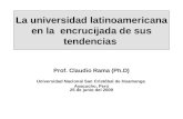 La Universidad Latinoamericana En La  Encrucijada De Sus Tendencias