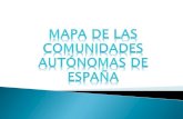 Mapa de las comunidades autónomas de españa