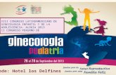 Congreso Latinoamericano de Ginecología Infantil y de la Adolescencia en Lima 2013