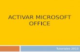 Activar microsoft office