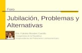 Fabiola Morales - Jubilación, Problemas y Alternativas