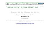 Sintesis informativa 26 03 2012