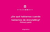 De que Storytelling