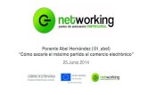 NetworkingPAE - Cómo sacarle el máximo partido al comercio electrónico