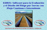 EDRIS: Software para la Evaluación y el Diseño del Riego por Surcos con Flujo Continuo e Intermitente