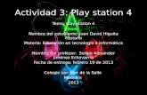 Actividad 3 play station 4