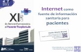 Internet como fuente de información sanitaria para pacientes