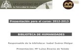 Biblioteca de Humanidades. Universidad de Oviedo