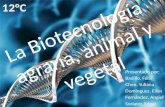 La biotecnología agraria, animal y vegetal
