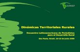 Encuentro Periodistas 2008: Dinámicas Territoriales Rurales