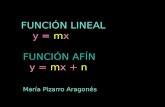 Funcion lineal y función afín