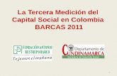 Tercera Medición de Capital Social en Colombia - Barcas 2011