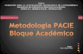 Metodología pacie maria paez bloque academico