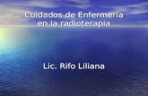 Radioterapia y enfermeria-Lic Rifo