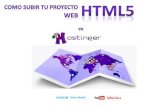 Como subir tu proyecto HTML5 en Hostinger