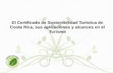 Certificado de sostenibilidad turistica de costa rica