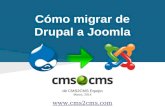 Cómo migrar de Drupal a Joomla