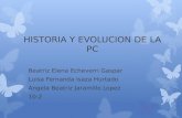 Presentacion historia y evolucion de la pc