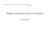 Redes sociales para encontrar trabajo. Cruz Roja Murcia.