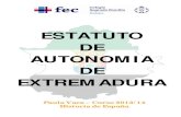 Estatuto Autonomía Extremadura