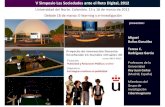 "Experiencias educativas en Mundos Virtuales 3D para titulaciones universitarias online". Teresa C. Rodríguez y Miguel Baños
