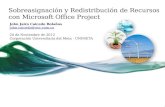 Sobreasignación y Redistribución de Recursos con Microsoft Office Project 2007