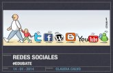 #Edubate : Debate de las Redes Sociales